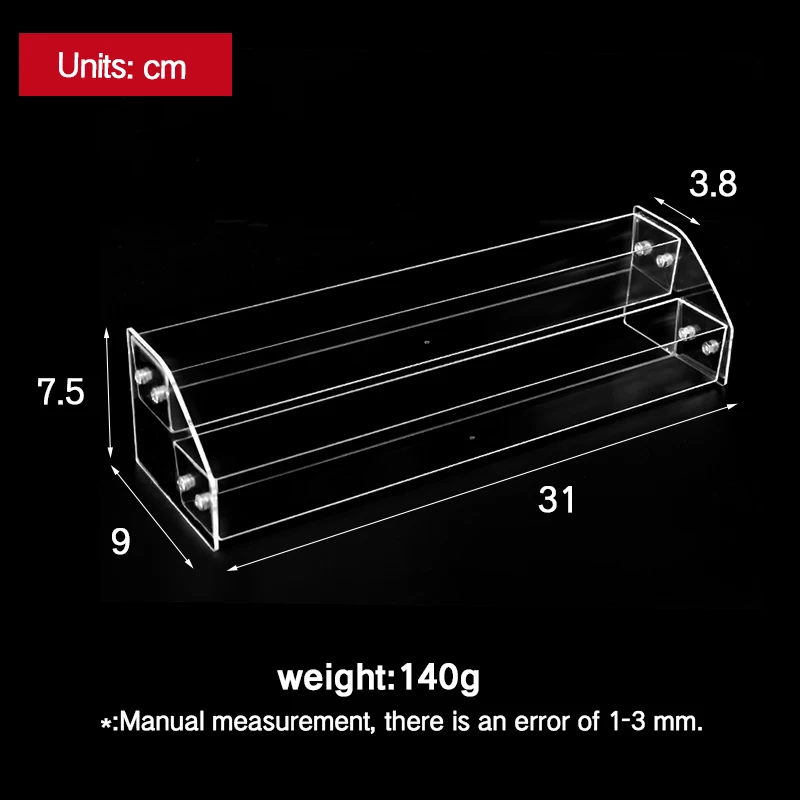 YSUMI 2-3 яруса хорошо упакованный лак для ногтей стойка Дисплей держатель коробка подставка чехол губная помада Органайзер коробка для