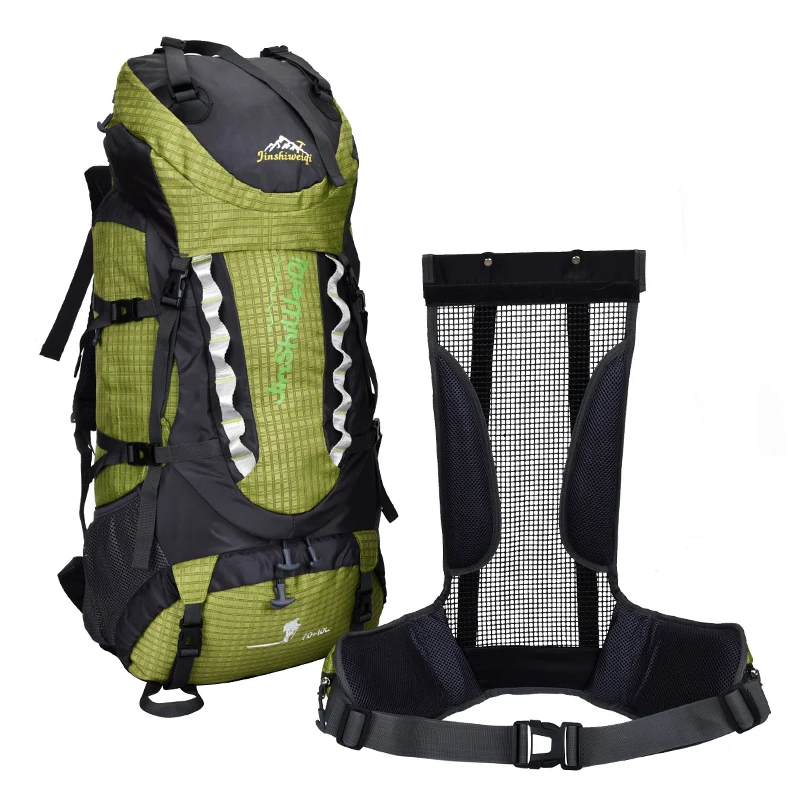 Большой 80L открытый рюкзак для кемпинга водонепроницаемый походная посылка туристическое снаряжение спортивные унисекс сумки рюкзак для альпинизма hw253