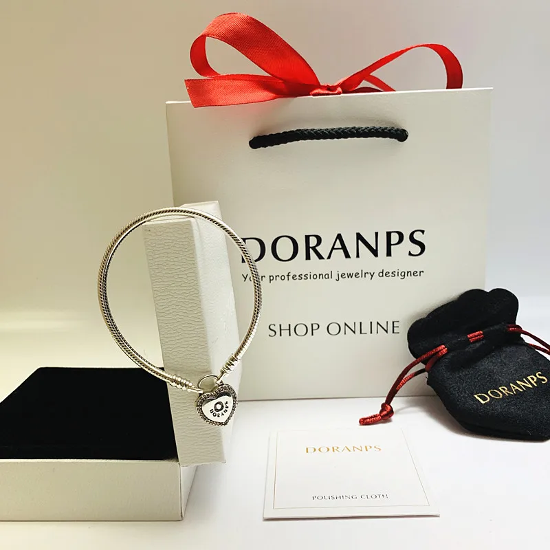 

2019 NEW Brand Not Fade 925 Charm bangle Fit Original pandoras bracelet set jewelry women gifts,1pz