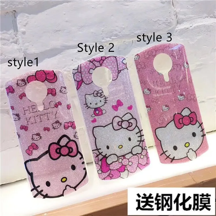 Для meitu M6 M8 t8 Чехол Hello Рисунок котенка блеск Мягкие TPU телефон В виде ракушки для |