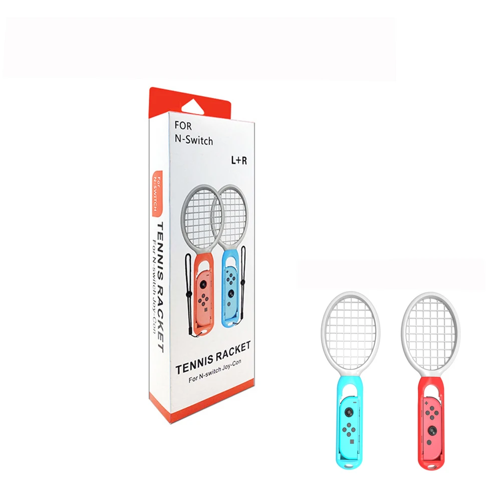 

10pairs Tennis Racket Handle for Nintend Switch Joy-con Grips for Ma rio Tennis ACE Gaming Playing