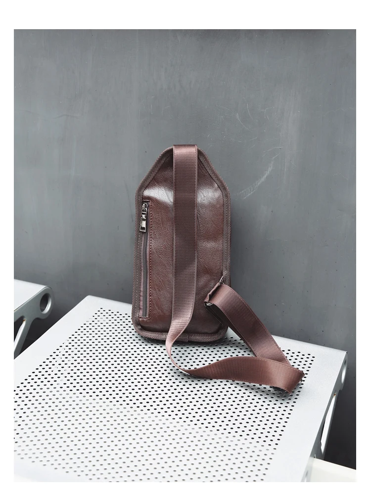 Модная Кожаная поясная сумка мужская сумка дизайнер fanny pack Ретро поясные сумки водонепроницаемые сумки для подростка минимализм поясная