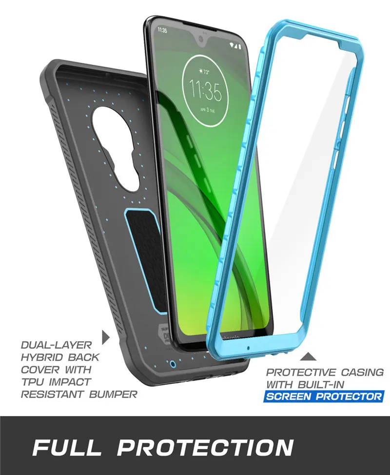 Чехол для Moto G7() SUP чехол UB Pro полный корпус прочная кобура крышка со встроенной защитной пленкой для Motorola Moto G7 чехол
