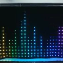 RGB 3x4 м светодиодный видеозанавес 352 шт. SMD яркий сценический костюм огнеупорный велюр+ контроллер Светодиодная завеса для зрелищных мероприятий звезда ткань