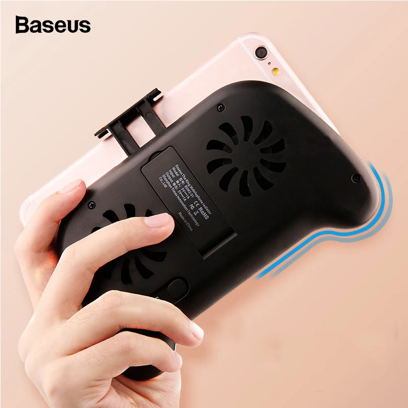 

Baseus Mobile Phone Cooler For iPhone Xs Max Xr X Samsung S10 S9 Gamepad Game Holder Stand Cooling Controller Support Charging