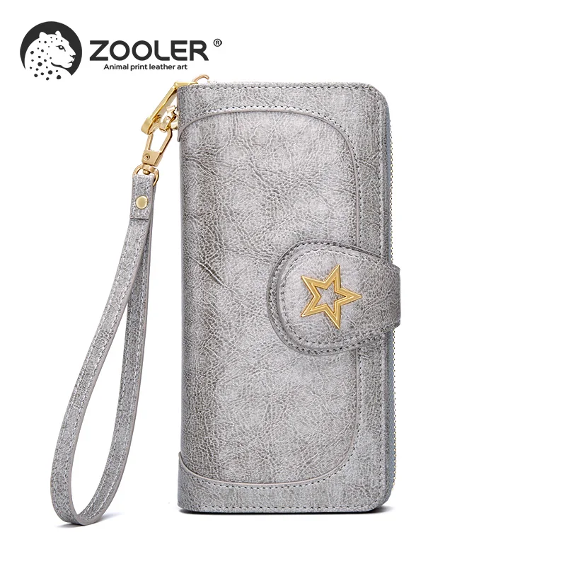 

Hottest genuine leather wallet long 2019 new WOMEN designed luxury purse long wallet day clutches elegant coin purses #GH205