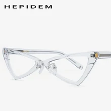 Ацетатная оправа для очков, женские брендовые дизайнерские новые прозрачные очки, женские очки кошачий глаз, очки для женщин 9110