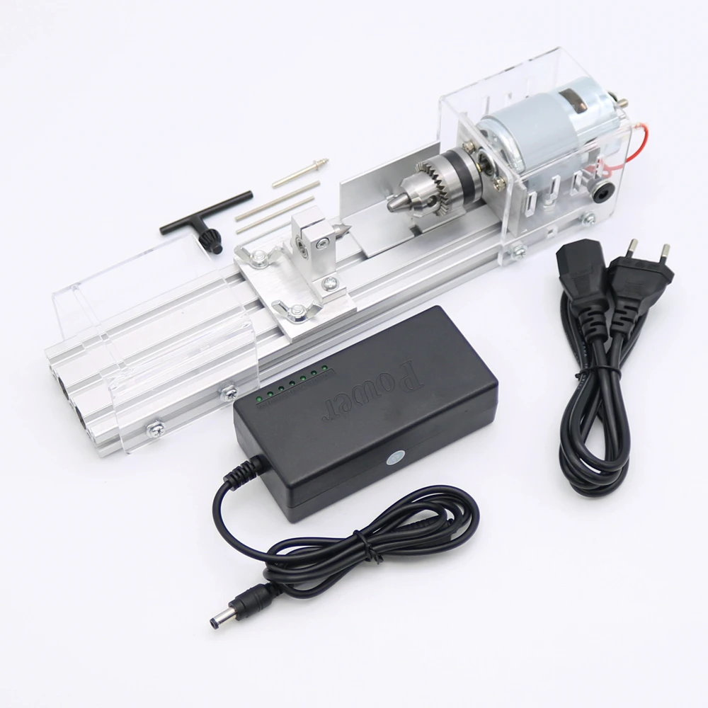 

Mini Lathe Bead Machine Woodworking DIY Lathe Polisher Cutting Drill Rotary Tool