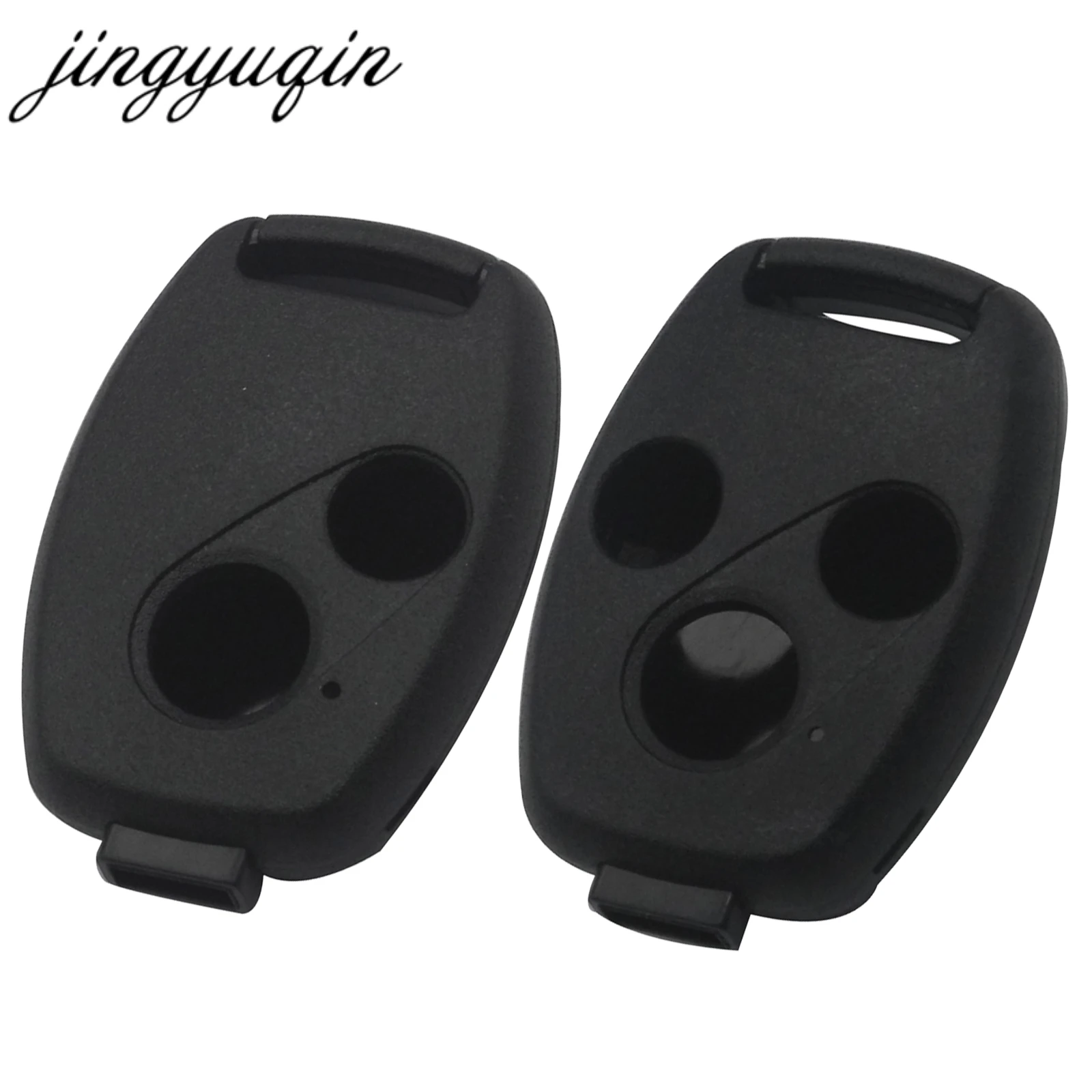 

jingyuqin New Remote Key Case Shell fit for HONDA Accord CRV Pilot Civic Fit Fob 2 3 Buttons No Blade Replacement 1pcs