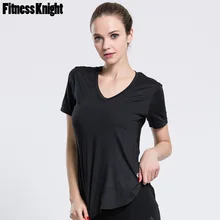 Женская футболка для йоги и фитнеса, рубашка с коротким рукавом, быстросохнущая сетка, Спортивная футболка, дышащая Беговая тренировка, Женская Спортивная кофта, спортивная одежда