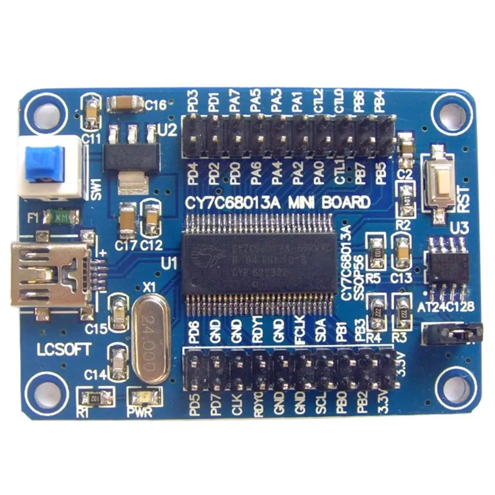 

EZ-USB FX2LP CY7C68013A USB Core Board Development Board Logic Analyzer
