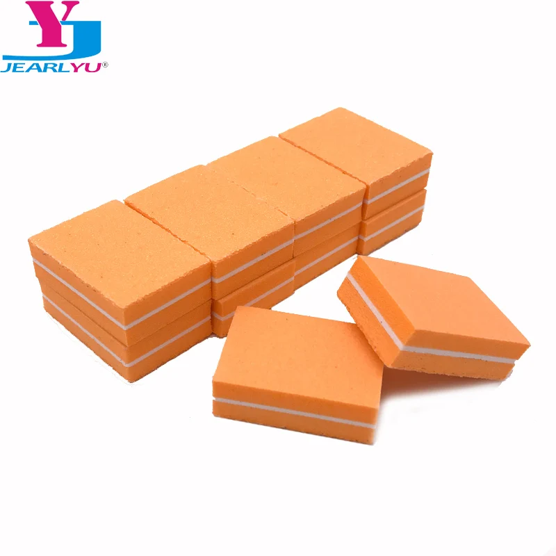 50pcs/set Mini Cube Nail File Block Professional Nail Art DIY Polish