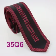 YIBEI coahella галстуки черный, красный галстук с темно-красными штрихами полосатые приграничные галстуки в клетку микрофибра тонкий Cravats Повседневное платье