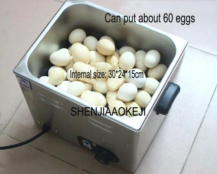 Электрическая плита из нержавеющей стали, вареная машина для яиц, Промышленная большая емкость, вареная Пароварка для яиц 220 V 2600 W 1 шт