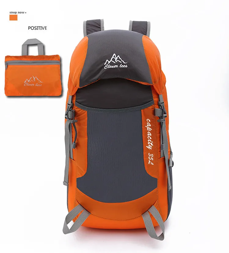 Складной рюкзак для походов на открытом воздухе, ультралегкий дорожный дождевик, рюкзак, походная сумка, спортивный походный рюкзак, водонепроницаемый чехол