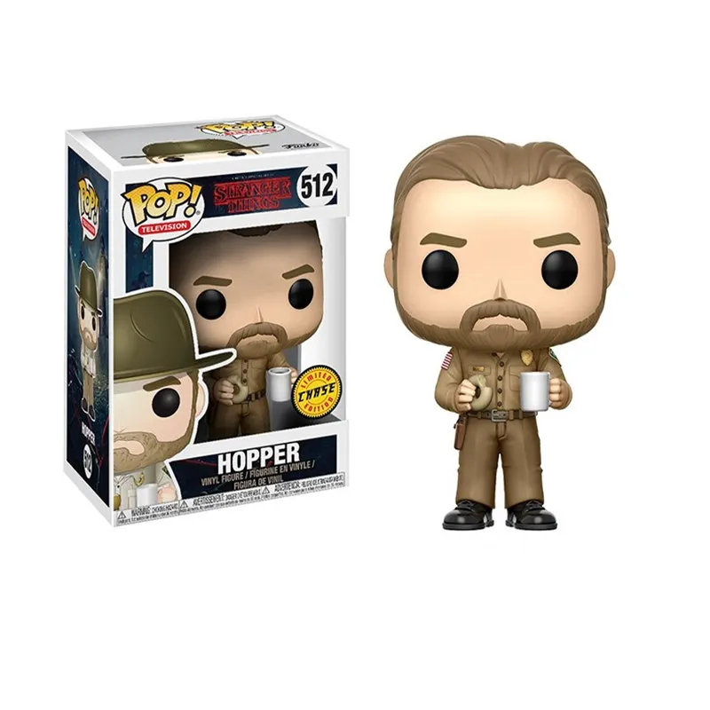 

Funko POP Stranger things & HOPPER PVC Action Figure toys birthday Gift