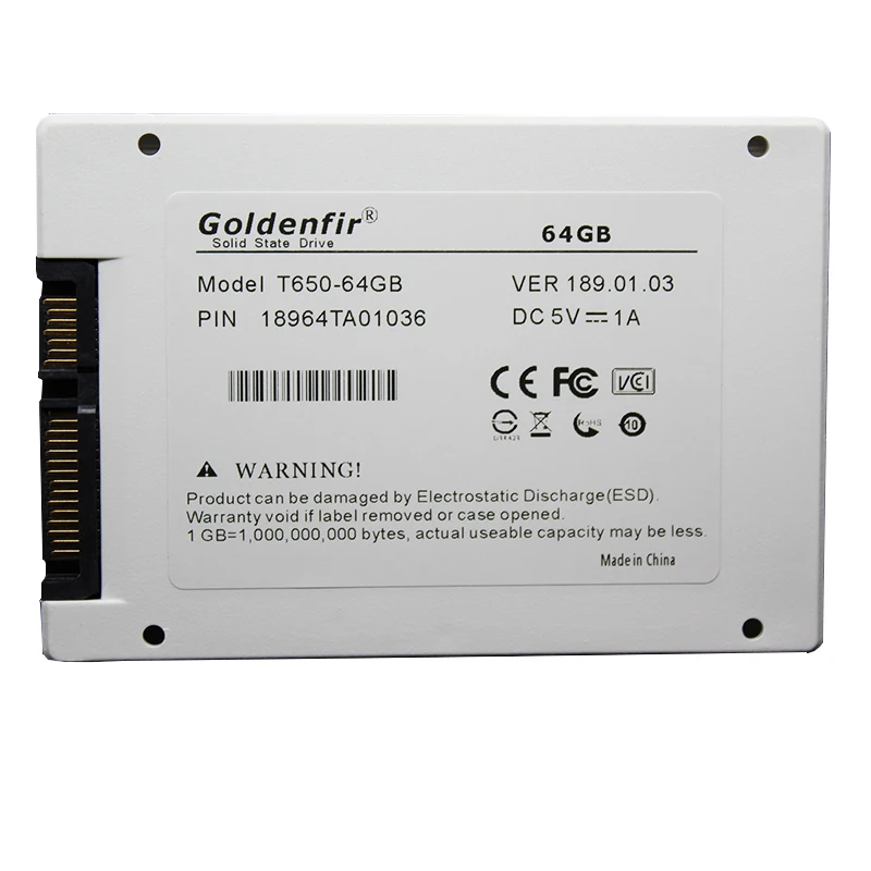 Goldenfir твердотельный жесткий диск 8 г 16 г 32 г 64 Гб 60 ГБ 120 240 500 г 1 ТБ для ноутбука Deskbook 360G 480 г 960 твердотельный диск