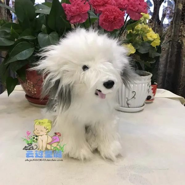 

Kids Toys Plush Shih Tzu Dogs Doll Simulation Ancient Sheepdog Birthday Gifts Toy Rare
