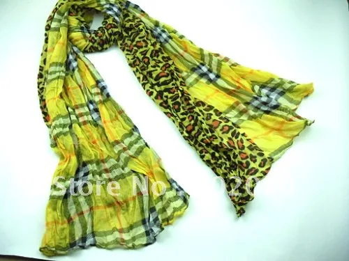 Новые женские нет бренда Леопардовый шарф neckscarf шарфа 180*110 см 10 шт./лот#2131