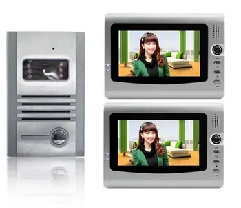 

XinSiLu-7 inch color screen color video doorbell /video door phone/ intercom system , Night vision HD camera 1 to 2