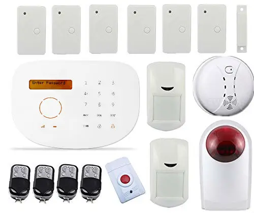 

Touch Screen GSM Wireless Burglar Alarm System for Home Security Voice Prompt Android IOS APP Control Alarm Sensor Kit