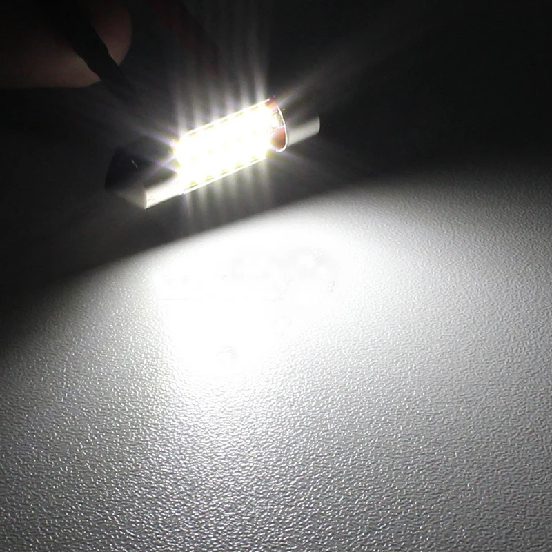 YS 4X 31 мм 36 39 41 C5W C10W 12 16 20 24 SMD 4014 светодиодная гирлянда CANBUS без ошибок Автомобильная