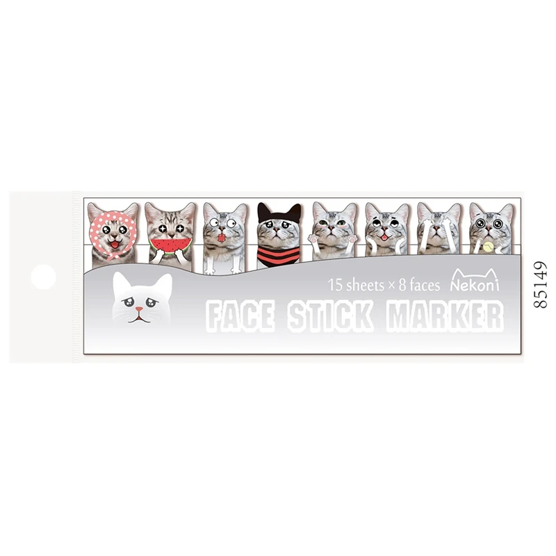 1 шт. Kawaii Канцтовары мультфильм забавные животные маркер блокнот для заметок флаги-закладки индекс яркие стикеры бумажные наклейки-этикетки