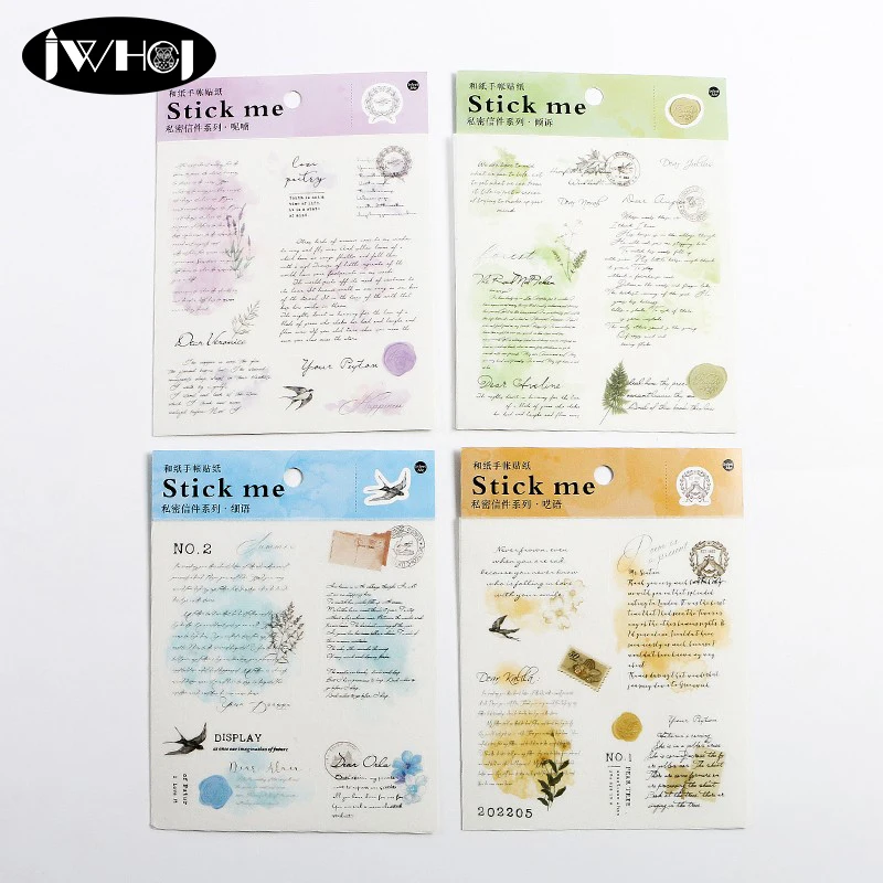 

1 pcs English Private letters sticker decoration paper sticker diy handmade album diary scrapbooking sticker Arts,Crafts