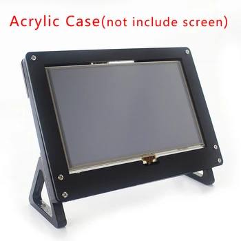 

Raspberry Pi 3 5 inch Screen Case Black LCD Holder Bracket for Raspberry Pi 3 Model B Plus 5 inch Display Case