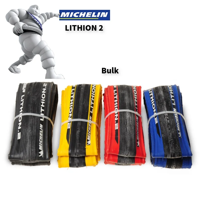 Сверхлегкие складывающиеся шины Michelin LITHION 2 для шоссейного велосипеда 700* 23C, прокол 260g 700C, тренировочные велосипедные шины 60TPI