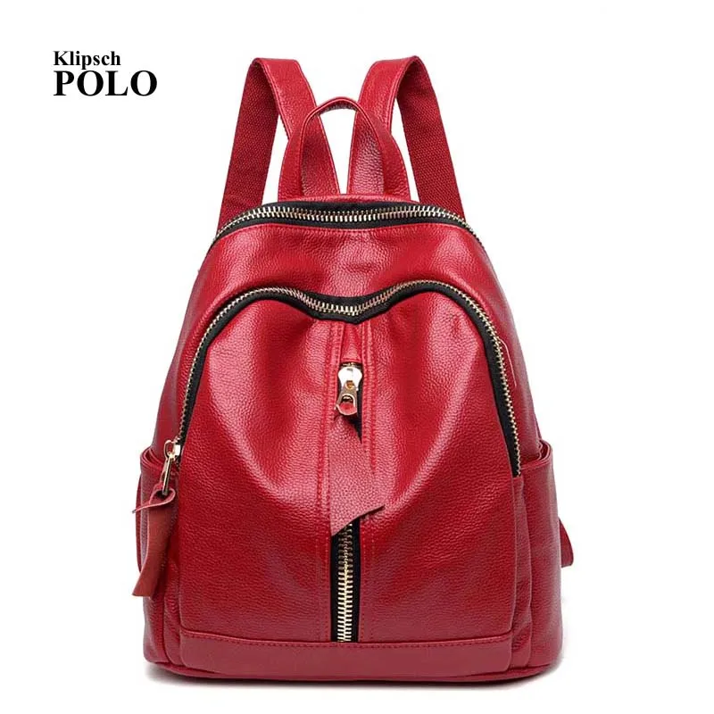 

Genuine Leather Backpack Vintage Cow Split Leather Women Backpack Ladies Shoulder Bag School Bag for Teenage Girl