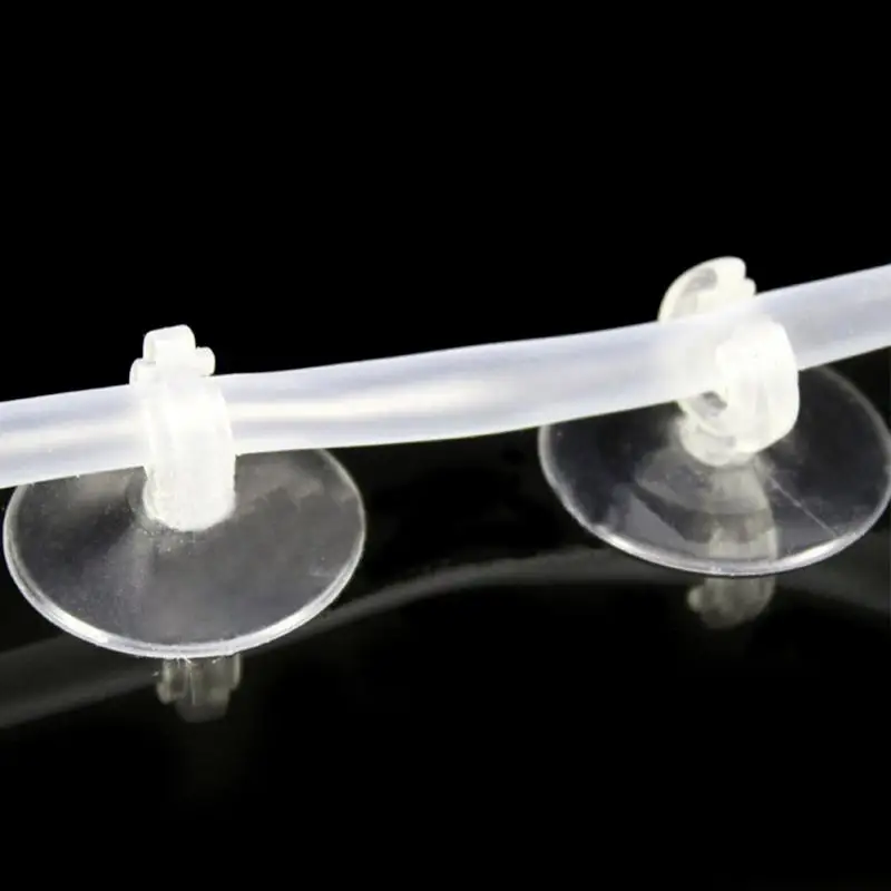 10 шт пластиковый шланг для аквариума фиксация присосок зажимы присоски воздушный насос трубка фиксация присоска#1105
