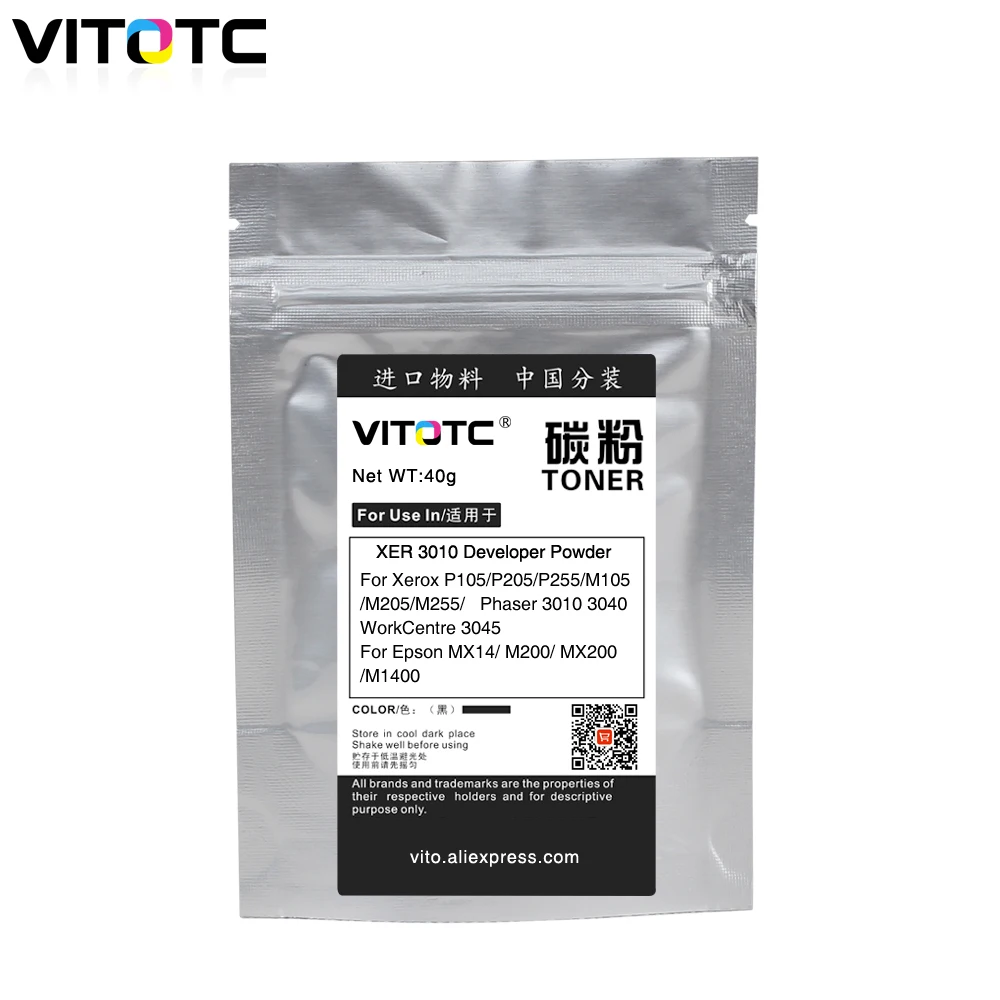 

Compatible developer powder for Xerox Phaser 3010 3040 WorkCentre 3045 Fuji-Xerox Docuprint P105 P205 P255 M105 M205 M255 toner