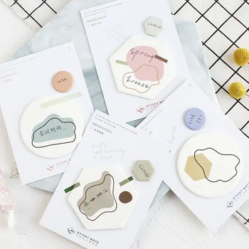 

28 pcs/Lot fresh color sticky note memo pad four season Book marker stickers Stationery Office accessories School supplies DM177