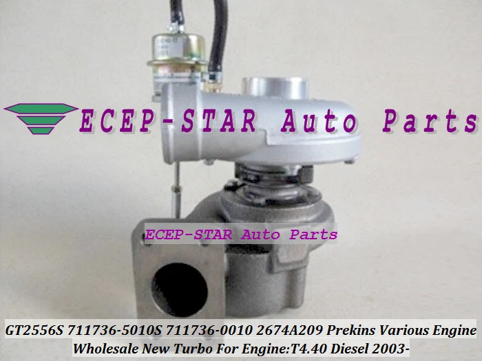 GT2556S 711736-5010S 711736-0010 2674A209 Turbocharger Turbo For Prekins Various Engine T4.40 Diesel 2003- (1)