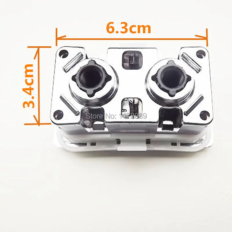 ABS Plastic Rectangular Toilet dual push button,8X4.5cm water tank ceramics cover Flush switch push button,J17349