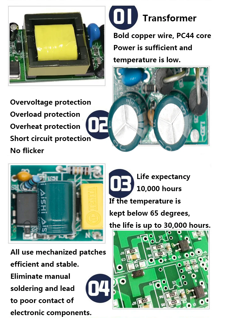 Светодиодный 25W-15S-T8 драйвер для Светодиодный s AC85-277V Питание постоянный ток Напряжение Управление трансформаторы Выход 18-с алюминиевой крышкой, 50В 410mA