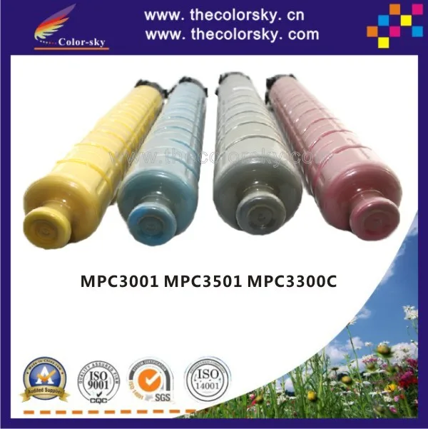 

(CS-RC3501) toner laser cartridge for Ricoh Aficio MP C3001 C3501 C3300C C3501C MPC3001 MPC3501 MPC3300C MPC3501C kcmy free dhl