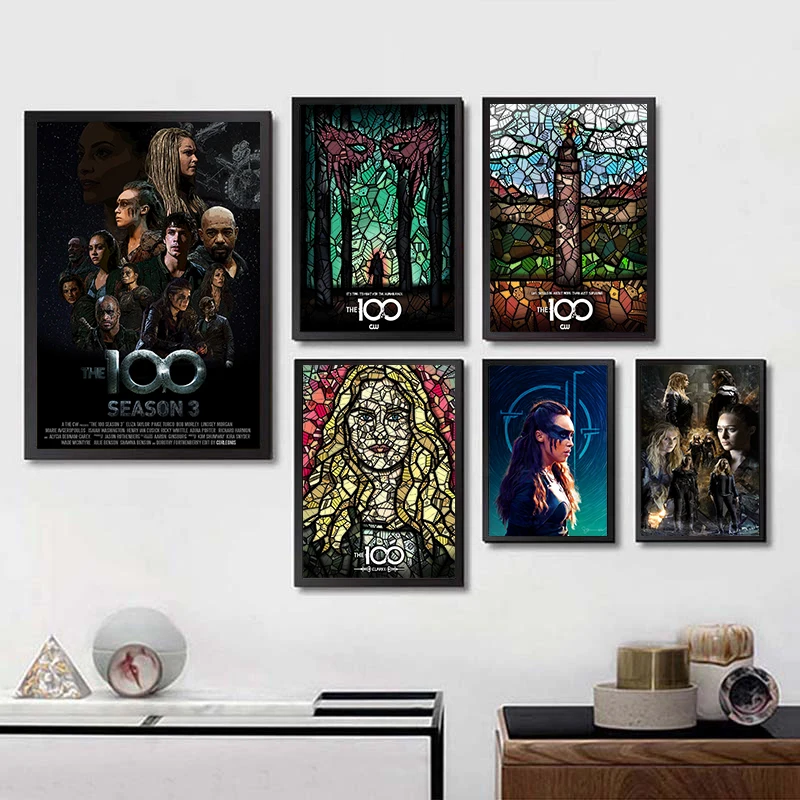 

The 100 Posters Movie Wall Stickers White Coated Paper Prints Clear Image Home Decoration Livingroom Bedroom Bar Home Art Brand