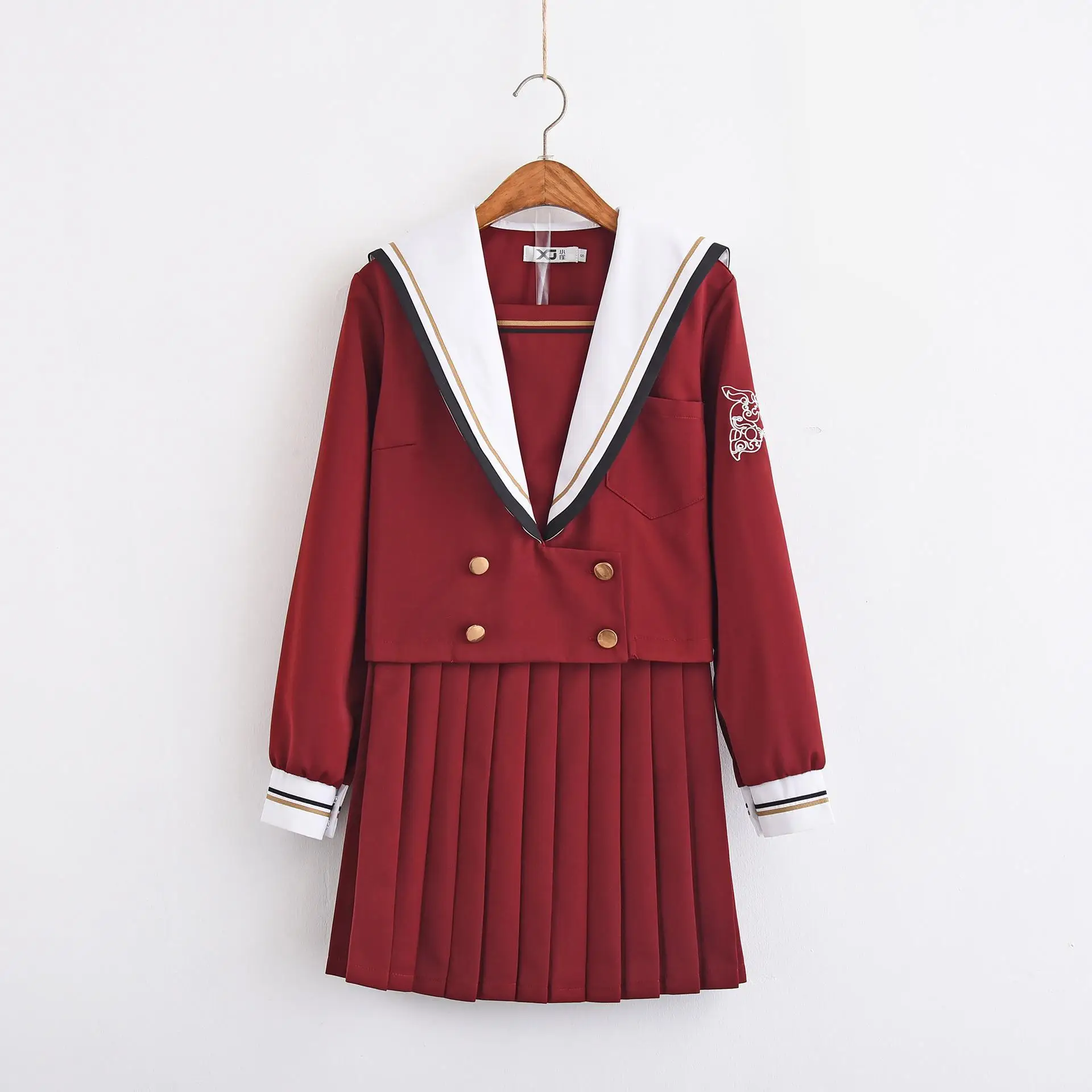 New School Uniform Jk Cosplay Lovely Japanese Korean Students Uniform Suit Long Skirt Winter