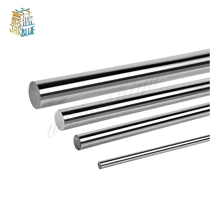 

1pcs 3D printer Smooth rod Round bar CNC OD10mm Linear rail 3D printer parts Chromed stainless Steel Shaft 100 200 300 400 500 m