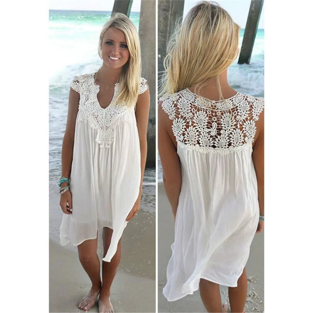 Sexy Mini Beach Dress Short Homecoming Dress Y7295 main image 1