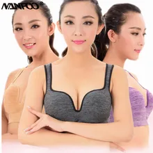 Профессиональный 3D спортивный бюстгальтер женский беспроводной Пуш-Ап Йога Фитнес Топ Бюстгальтер для бега тренажерный зал Бюстгальтер Спортивный Топ Мягкий противоударный