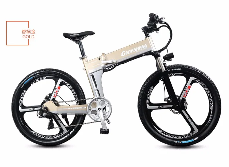 Best 26 Electric bicycle 48v hidden lithium battery 400W MTB ebike high speed motor  ABS brake Fold Electric mountain bike transporta 33