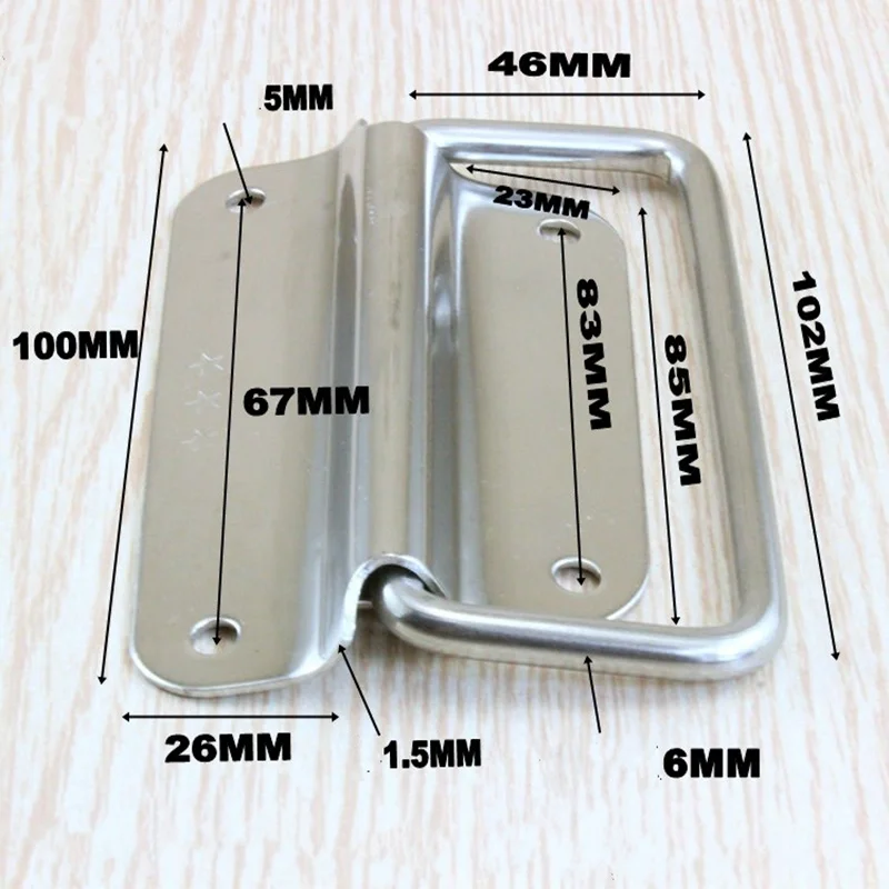 4 шт толстые складные ручки и ручки для шкафа из нержавеющей стали чемодан с инструментами ящик ручки выдвижной ящик мебельные аксессуары фурнитура