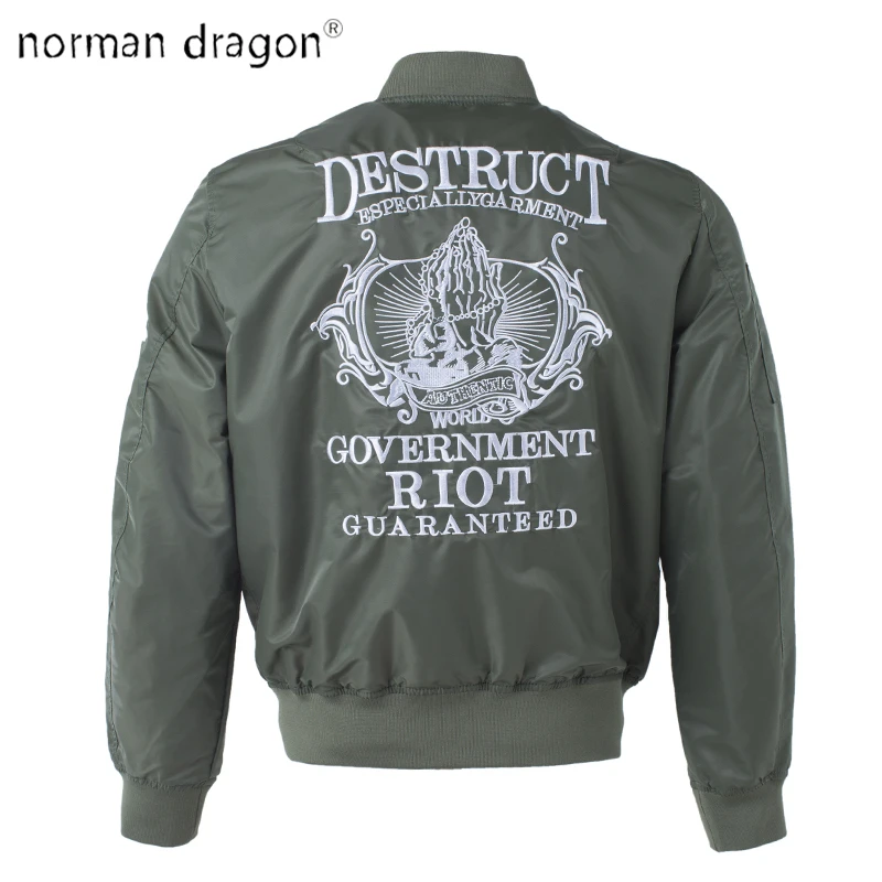 

2018 High Quality Embroidered fashion promotional Souvenir Military nylon Jacket Fancy Bomber Jacket For Men Autumn Army Green