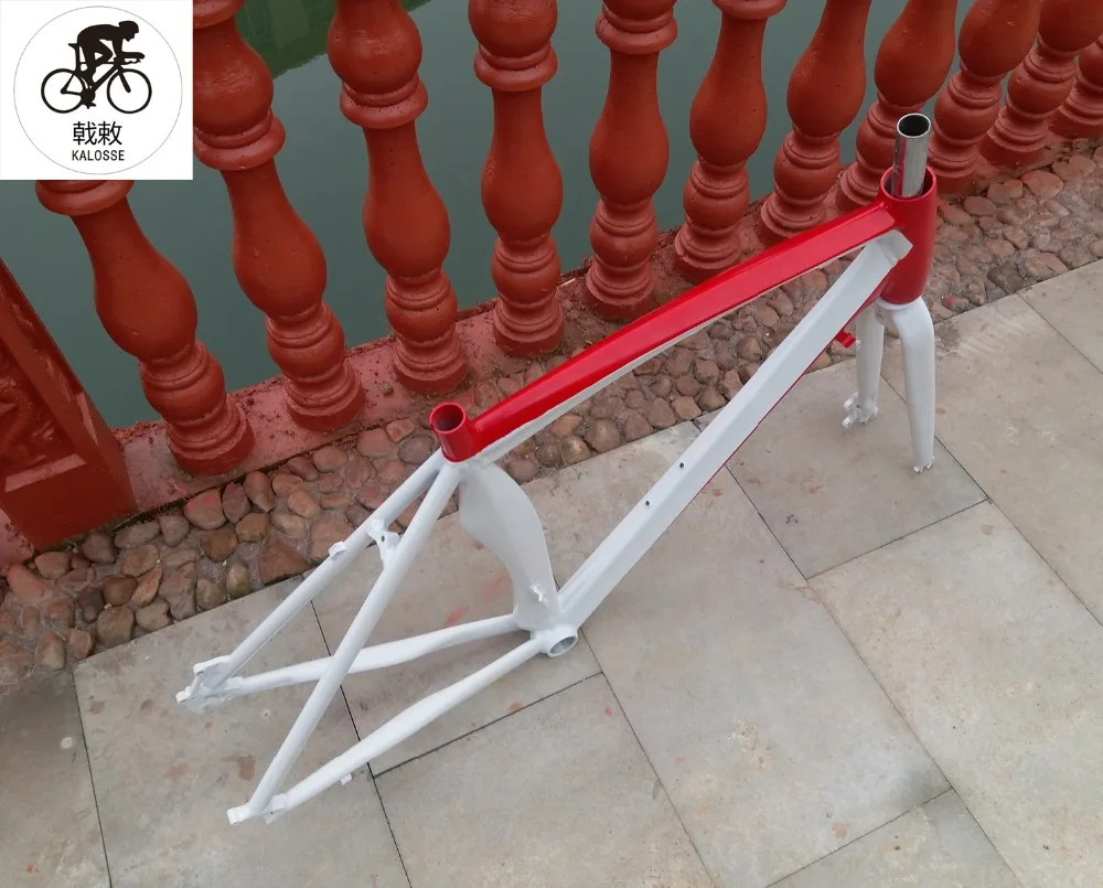 Discount Kalosse 68mm  BB size  50cm disc brakes  alloy  raod  frame   1-1/8inch  road  bike frame  700C wheels 1