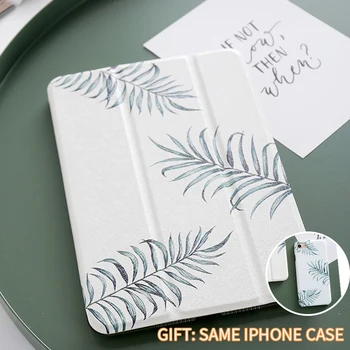 

Simple Leaf Magnetic Folding Folio Case For iPad Pro9.7" 10.5 12.9 Air Air2 Mini 1 2 3 4 Tablet cover for New iPad 9.7 2017 2018