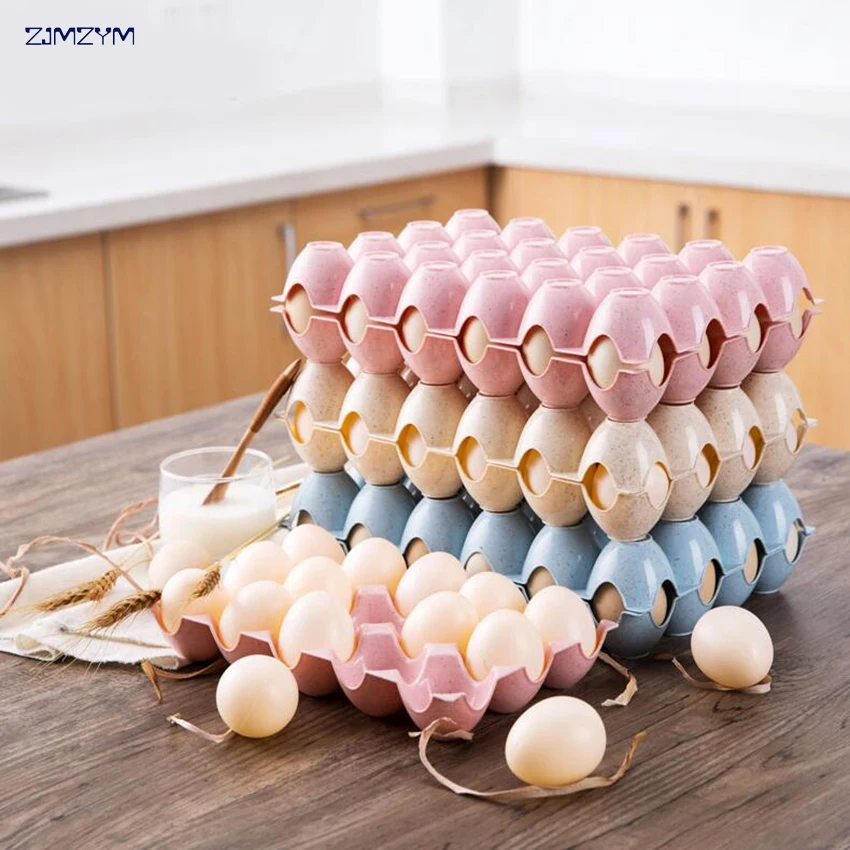 

1pc Kitchen Egg Storage Box Container Hiking Outdoor Camping Carrier Crisper For Egg Case Box