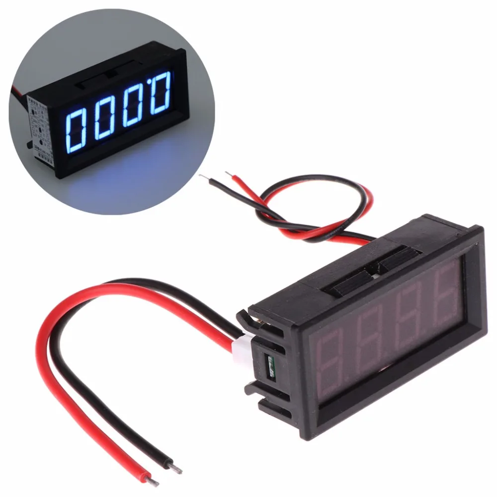 

0-9.999A(10A) 4-digits Ammeter Current Panel Meter Gauge 0.56inch 4-LED 4-28V Tester Tools
